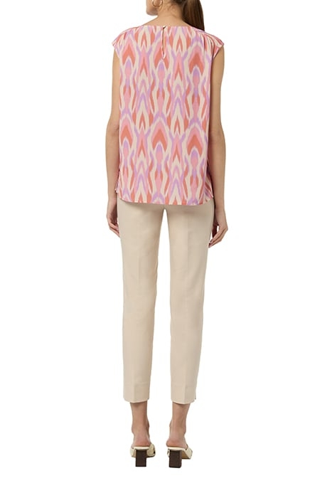 COMMA BLOUSES SLEEVELESS WHITE 2