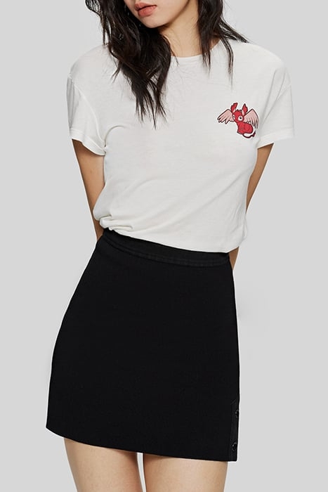 ECRU DRAGON IMAGE T-SHIRT 1