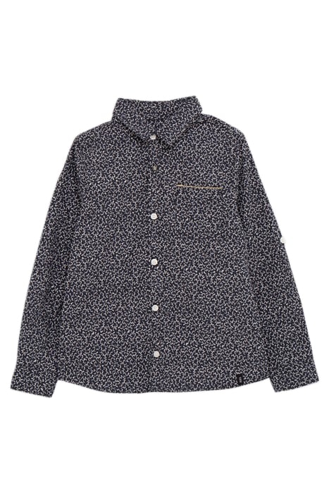 BOY'S BLACK ARABESQUE SHIRT 1