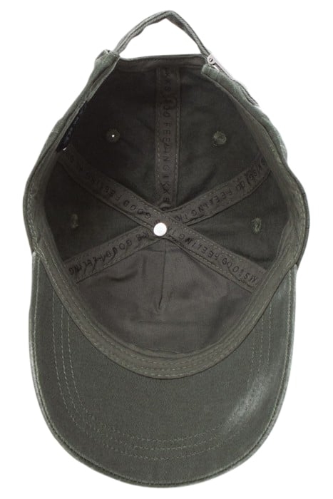 BOYS’ KHAKI ORGANIC COTTON CAP WITH CHEVRON BADGE 4