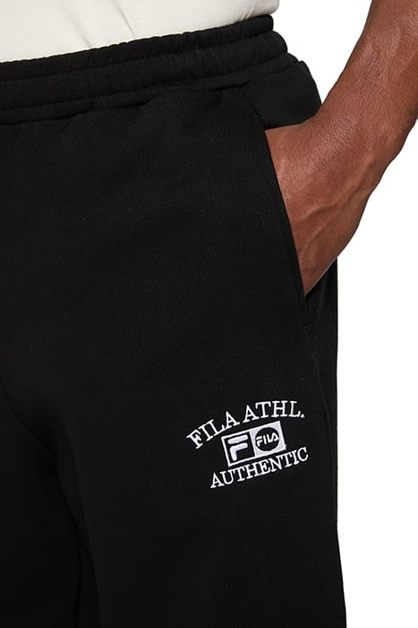 LEZHE GRAPHIC SWEAT PANTS BLACK 7