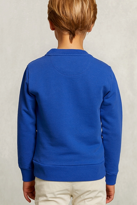 FANTASY CREW NECK SWEATER CARIBBEAN BLUE BLUE 2