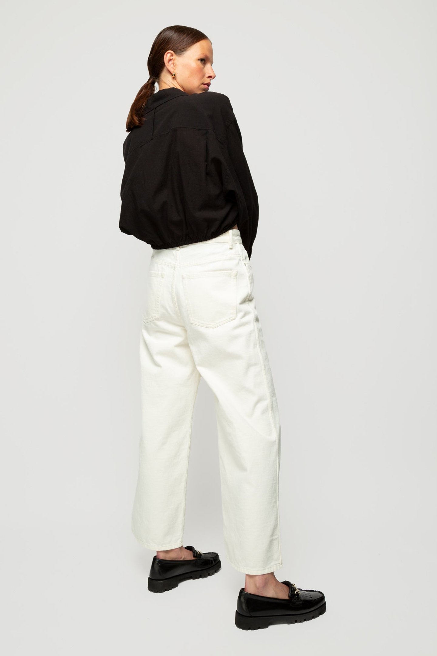 LIGHT DENIM CULOTTE ECRU 2