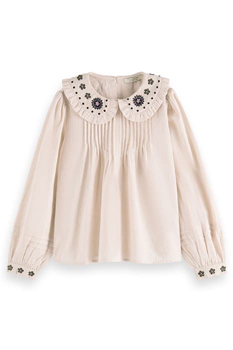 EMBROIDERED WIDE-FIT TOP PETAL by Scotch & Soda