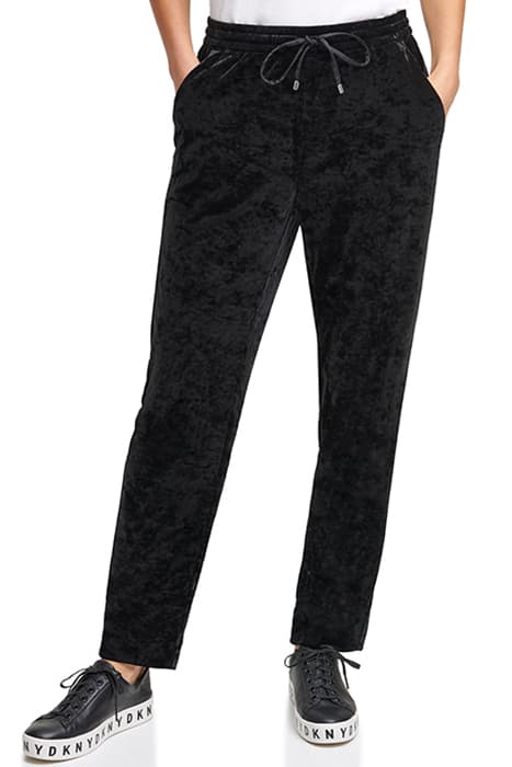 VELVET PULL ON PANT BLACK by DKNY