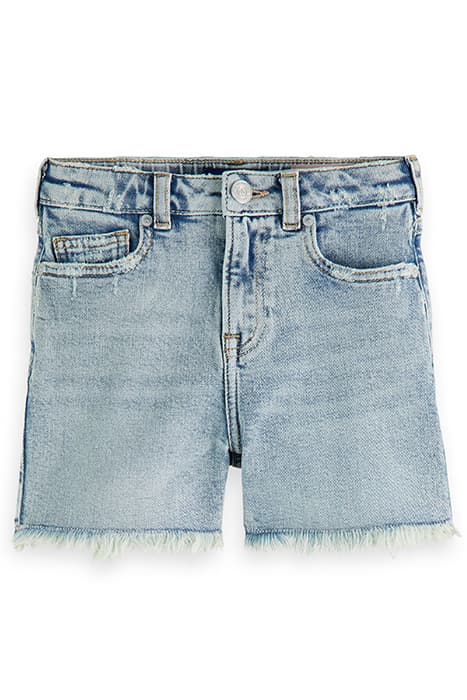 THE BEACH BOYFRIEND SHORT JEANS — BLUE SPLASH by Scotch & Soda