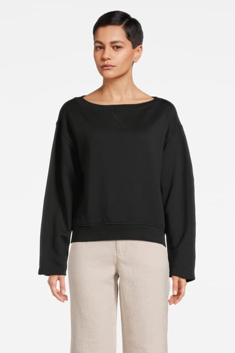 BOATNECK SWEATSHIRT BLACK by Filippa K