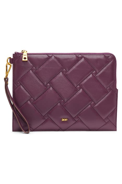 WILLOW TABLOID CASE AUBERGINE by DKNY