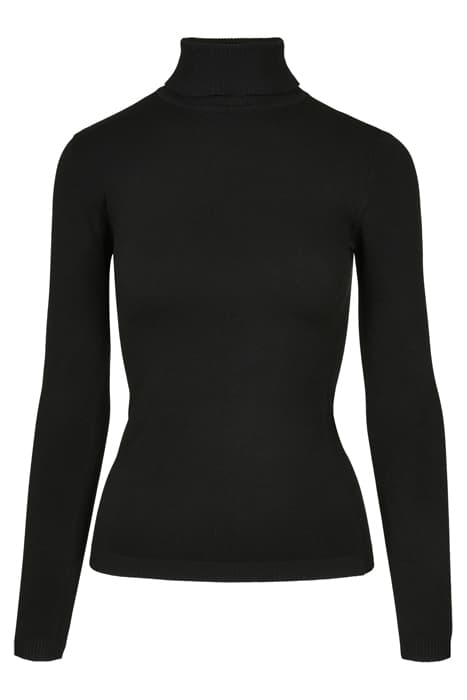 LADIES BASIC TURTLENECK SWEATER BLACK by Urban Classics