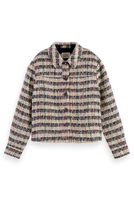 JACKET IN SPECIAL TWEED FABRIC COMBO T by Scotch & Soda