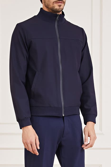 HOODIE WITH ZIP SMART BLUE by Marciano by Guess