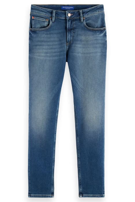 SEASONAL ESSENTIALS SKIM SUPER SLIM JEANS — EVERYWHERE BLUE by Scotch & Soda