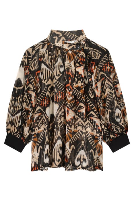 TOP ETHNIC PRINT BLACK by Summum Woman