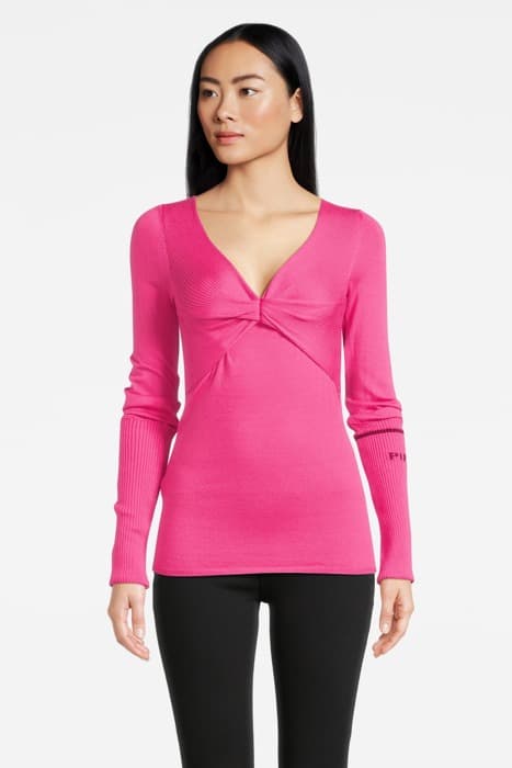 LATTINA MAGLIA VISCOSA STRETCH FUCHSIA by PINKO