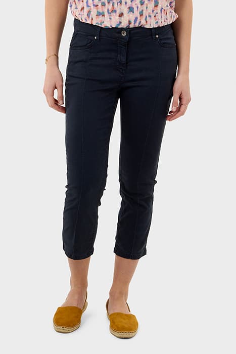 SKINNY HOGE TAILLE BROEK MET NAAD AAN DE VOORKANT NIGHT SKY by Sandwich