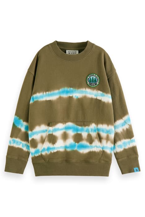 TIE-DYE CREWNECK SWEATSHIRT COMBO T by Scotch & Soda