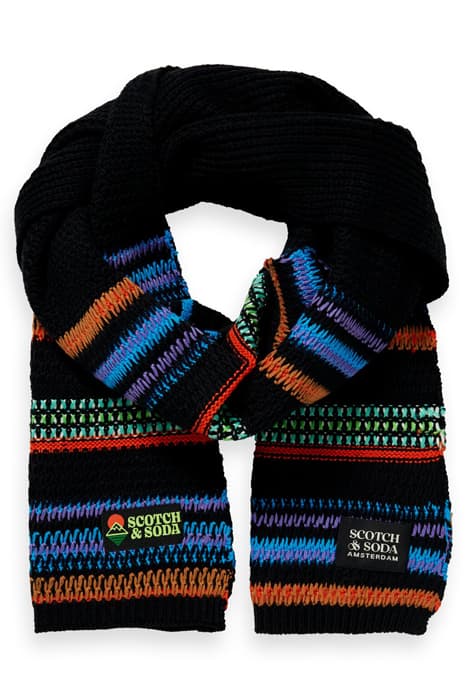 COLOURFUL SCARF BLACK by Scotch & Soda