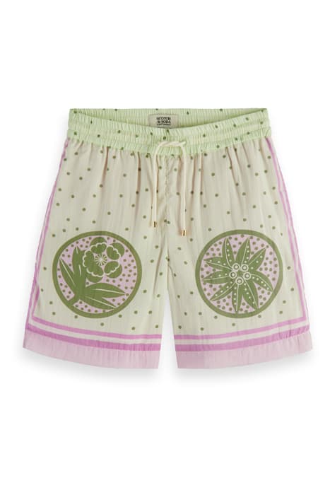 PLACED ALL-OVER PRINTED SHORTS BANDANA PATCHWORK by Scotch & Soda