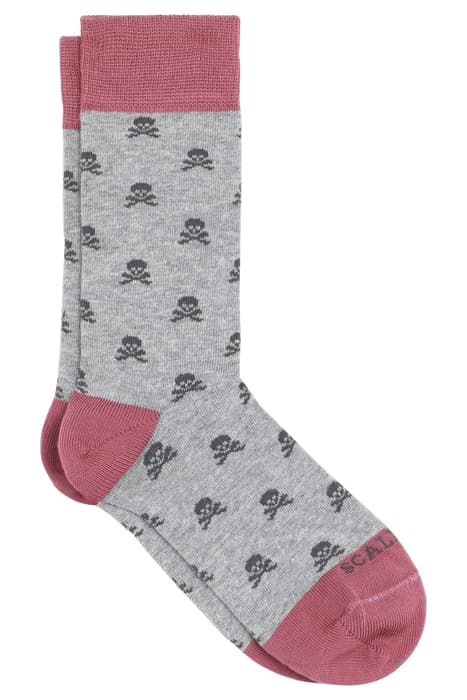 OLD SKULL SOCKS GIRLS GREY by Scalpers