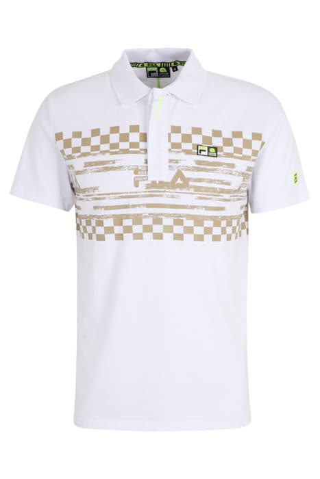 C51 POLOSHIRT BRIGHT WHITE by FILA