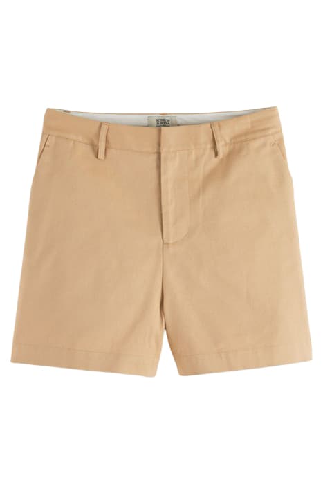 HIGH RISE CHINO SHORTS SOFT SAND by Scotch & Soda