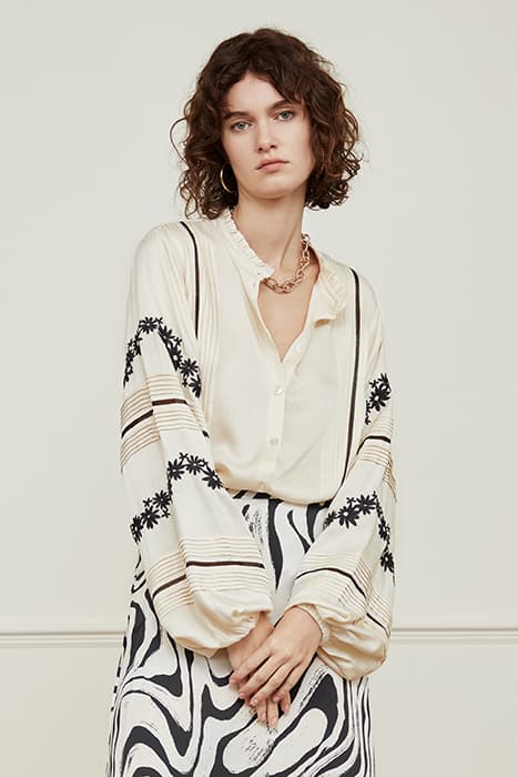 DUNE BLOUSE CREME BRULEE by Fabienne Chapot