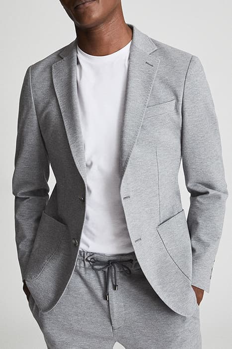 FLEXO-SB 2B NOTCH JERSEY GREY by Reiss