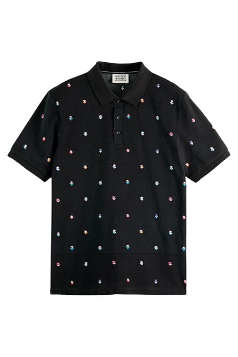 ALLOVER PRINTED PIQUE POLO IN ORGANIC COTTON COMBO B by Scotch & Soda