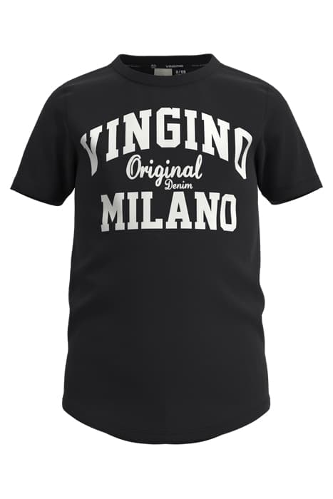 TSHIRT-CLASSIC-LOGO-RNSS DEEP BLACK by Vingino