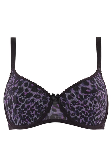 PEEKABOO BLACK PURPLE LEOPARD by Marlies Dekkers