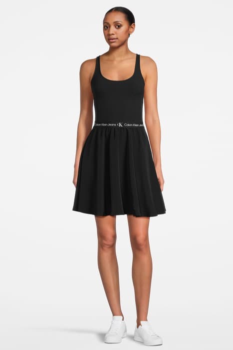 EO/ WAISTBAND DRESS CK BLACK / CK BLACK by Calvin Klein