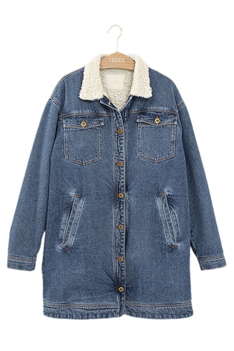 I.CODE AUTHENTIC SHERPA-LINED DENIM PARKA AUTHENTIC by ICODE