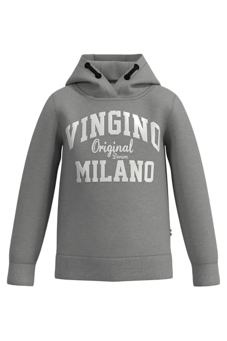 HOODY-CLASSIC-LOGO GREY MELEE by Vingino