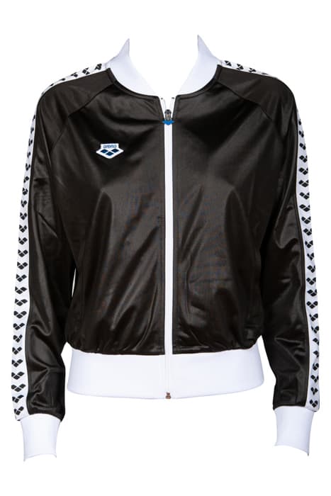 W RELAX IV TEAM JACKET SHINY BLACK WHITE BLACK by Arena