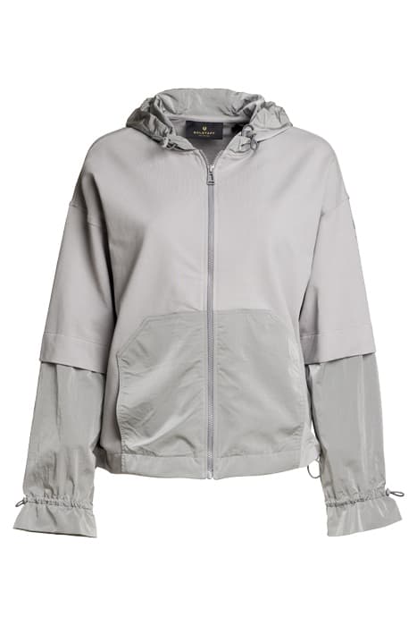 TORQUE ZIP THROUGH SWEATSHIRT OLD SILVER by Belstaff