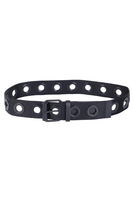 DEMI WEBBING BELT BLACK/MATTE BLACK by AllSaints