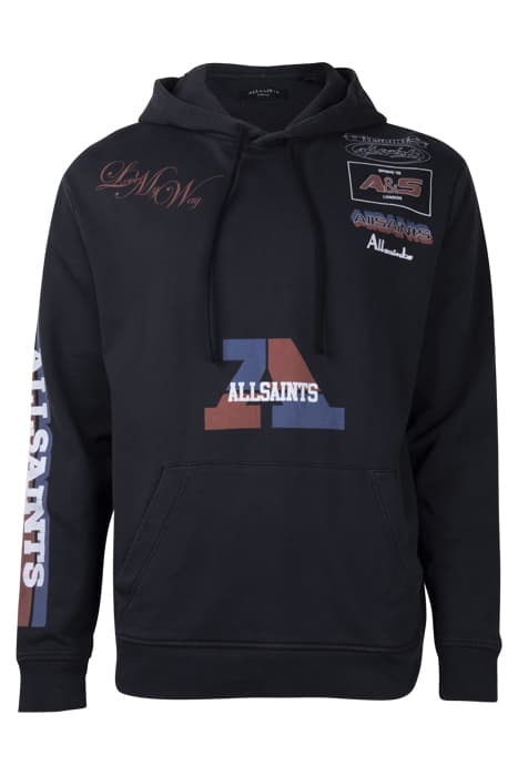 BLAZENED OTH HOODY WASHED BLACK by AllSaints