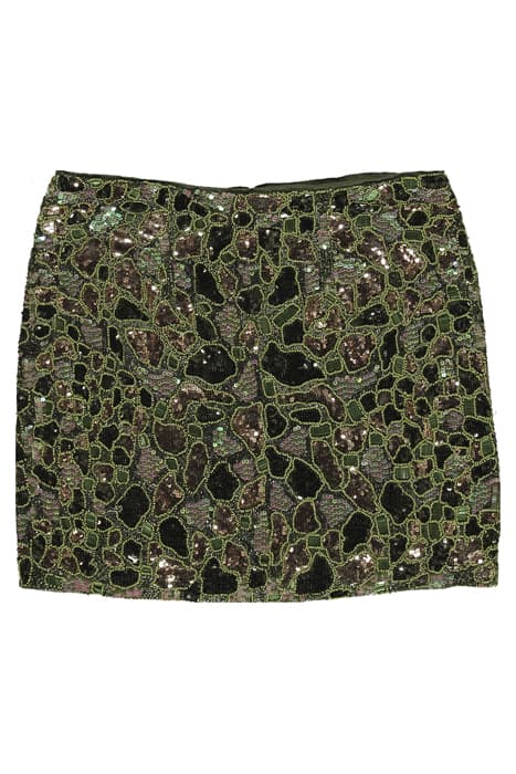 FERN EMB SKIRT KHAKI GREEN by AllSaints