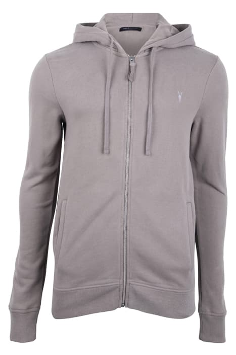 RAVEN ZIP HOODY BAY LEAF TAUPE by AllSaints