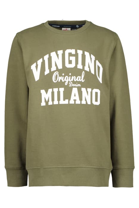 CREWNECK-CLASSIC-LOGO ARMY GREEN by Vingino