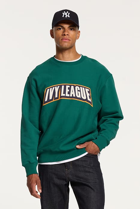 IVY LEAGUE SWEATER BOTTLE GREEN by Shiwi