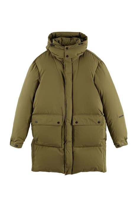 ORGANIC COTTON BLEND PUFFER JACKET WITH REPREVE® FILLING CLE by Scotch & Soda