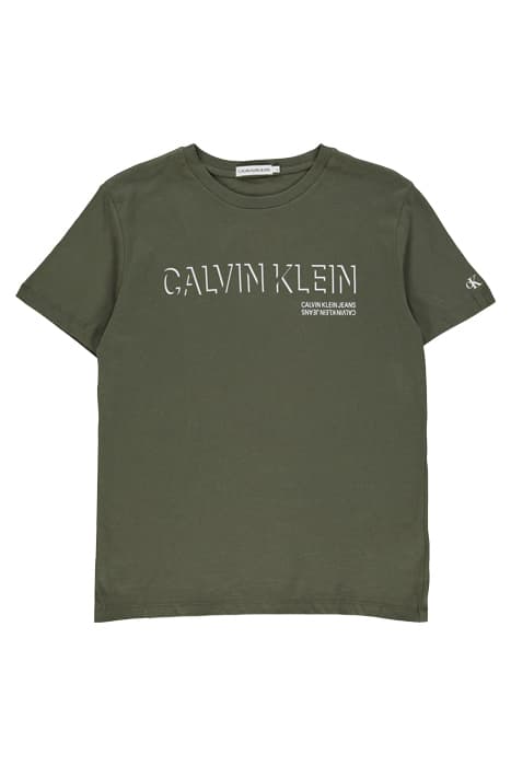 SHADOW LOGO T-SHIRT GRAPE LEAF by Calvin Klein