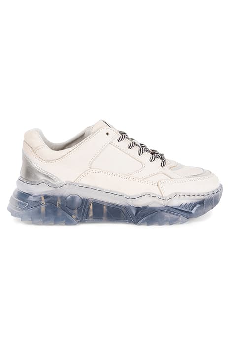 SNEAKER TRANSPARENT SOLE IVORY by Summum Woman