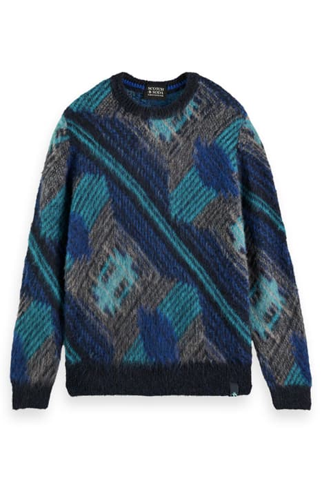 ALPACA WOOL-BLEND JACQUARD PULLOVER COMBO B by Scotch & Soda