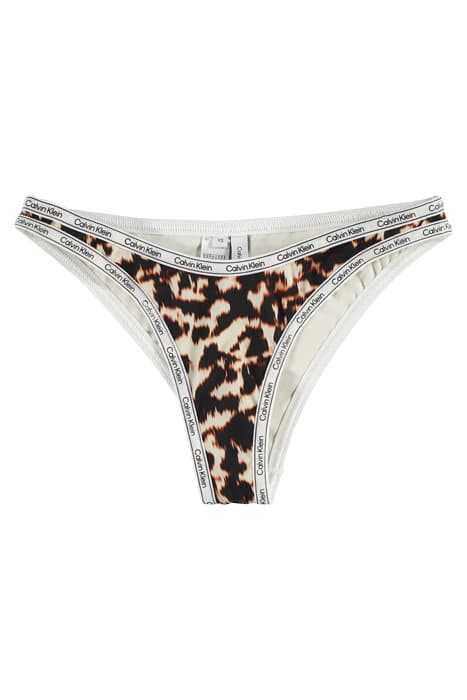 HIGH LEG CHEEKY BIKI ANIMAL by Calvin Klein