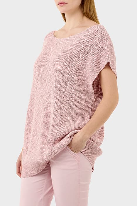 LONG KNITTED TOP RED BUD by Sandwich