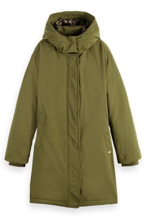 WATER REPELLENT PARKA WITH REPREVE® FILLING DARK OLIVE by Scotch & Soda