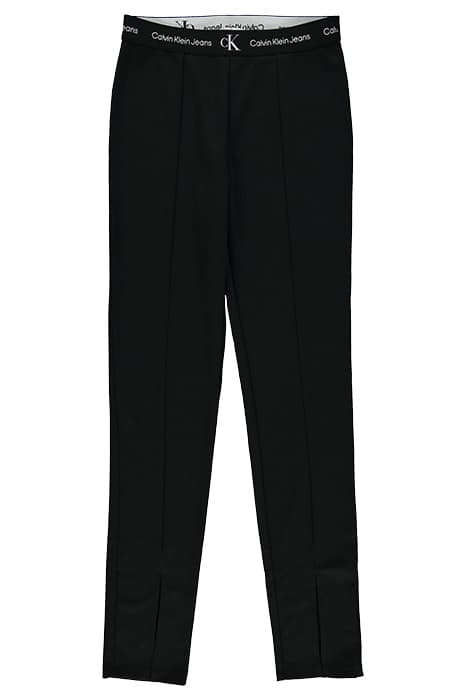 PUNTO TAPE SLIT PANT CK BLACK by Calvin Klein