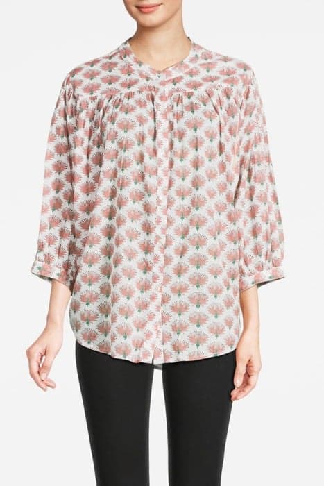 BLOUSE PRINT PINK SALMON PINK SALMON by Summum Woman